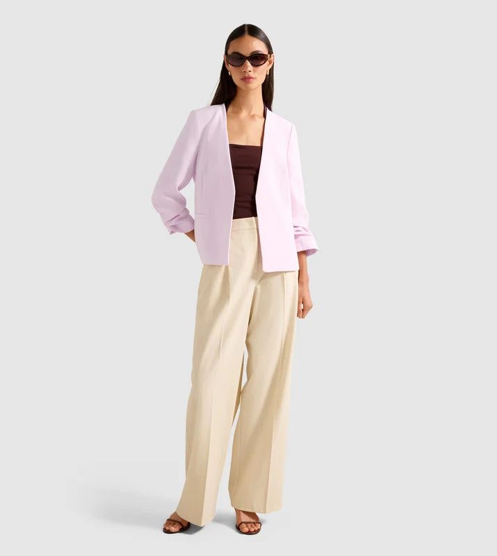RUBY Ruched Sleeves Jacket